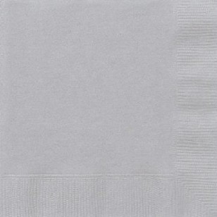 Silver 50pk Napkins